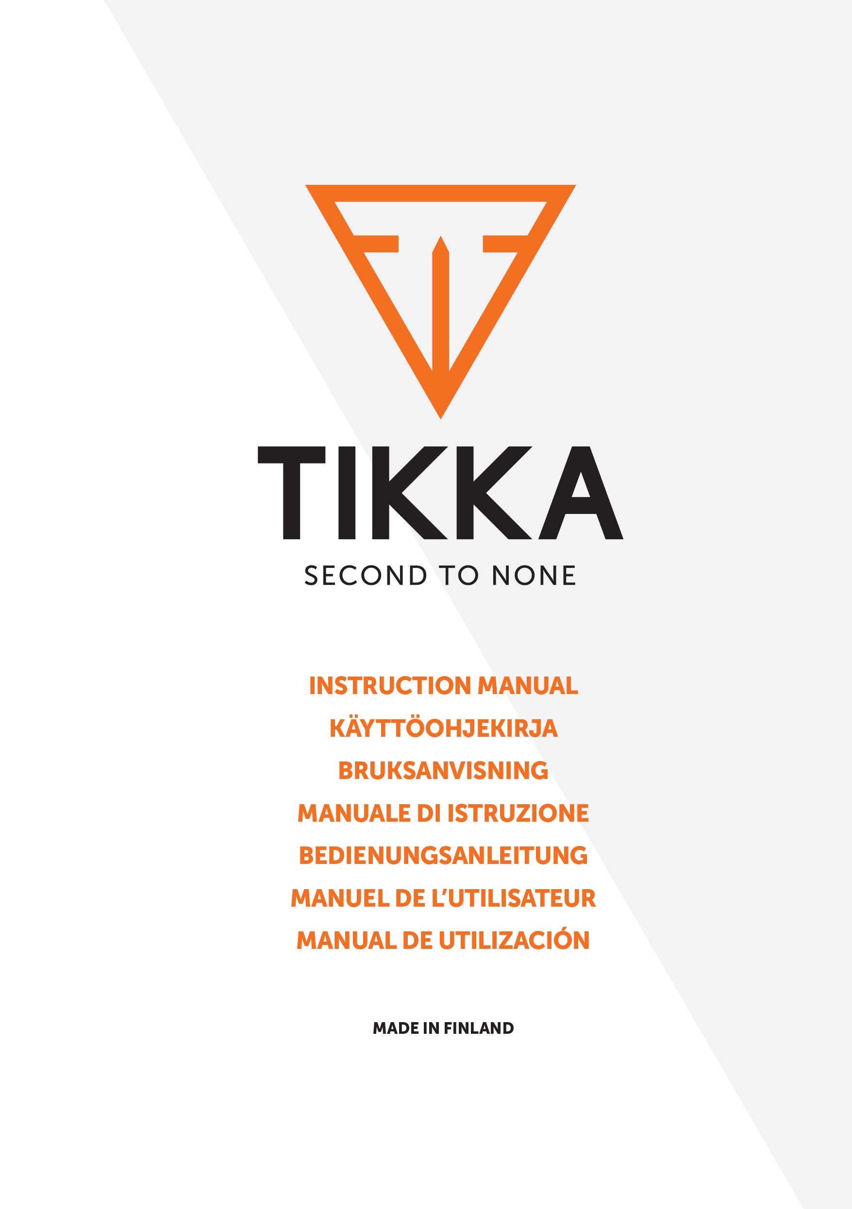 Tikka T3/T3x Owner's Manual